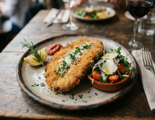 Milanesas de berenjena