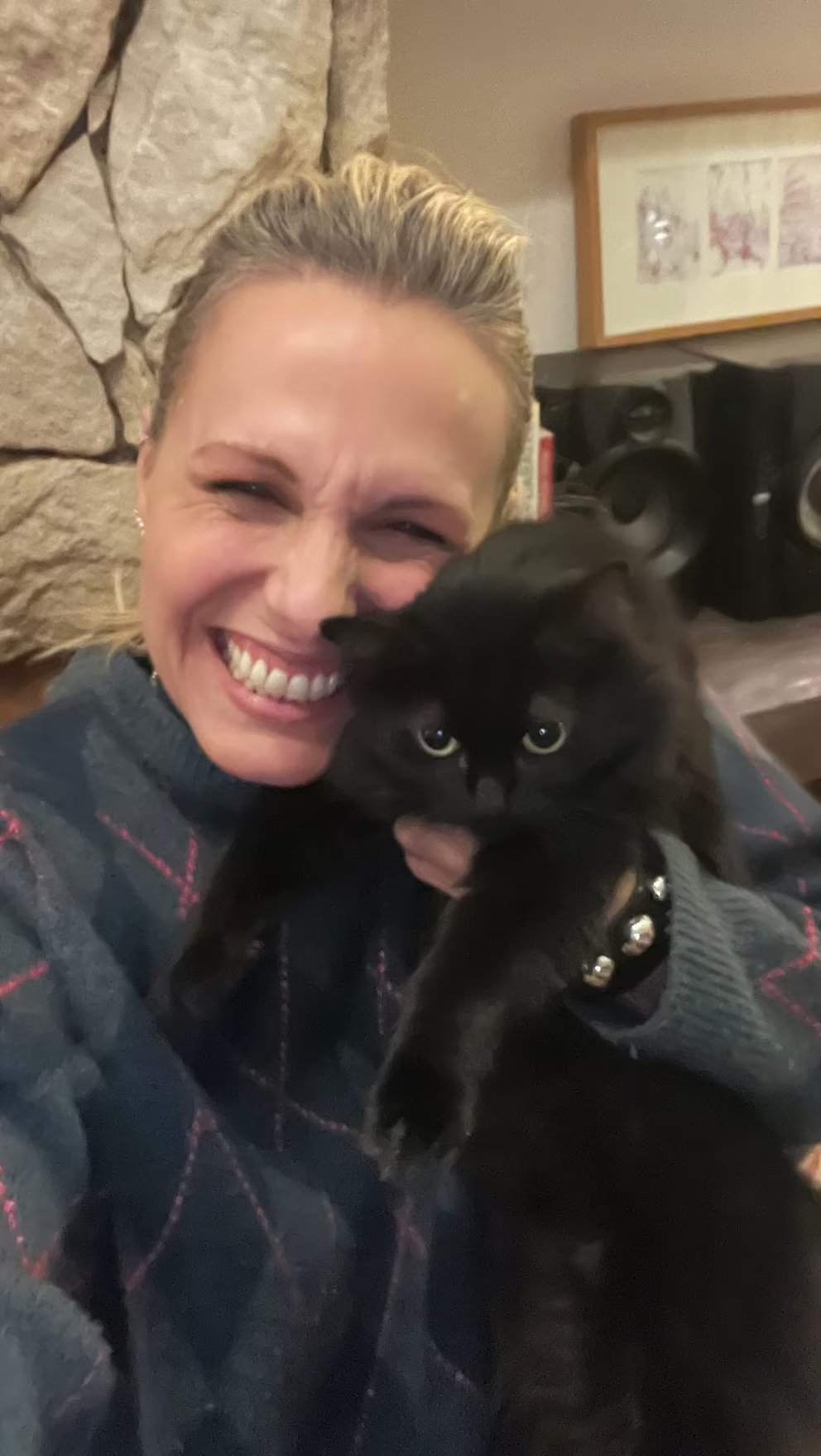 La gatita de Denise Dumas se perdio diez días en una alcantarilla 