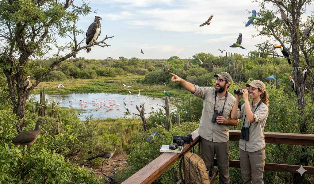 VIVÍ LA AVENTURA DE AVISTAR LA FAUNA DEL CHACO ARGENTINO 