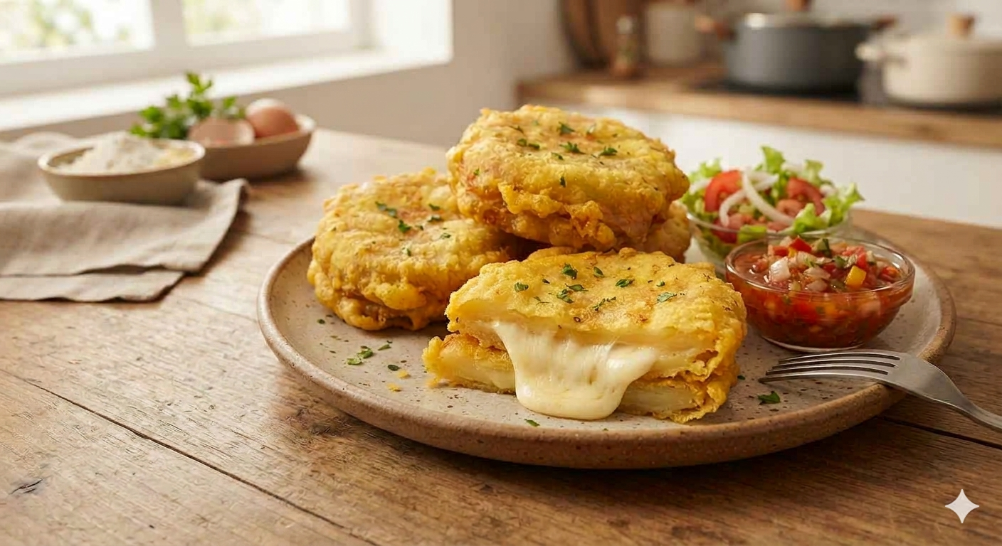 Papas con queso. Una receta salteña