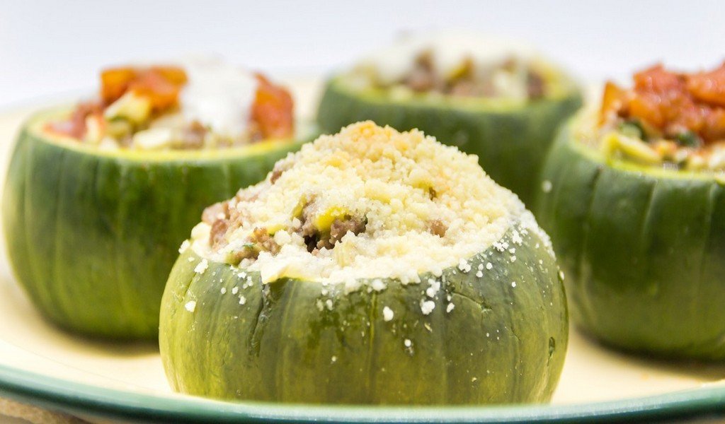 Receta de Zapallitos rellenos con carne